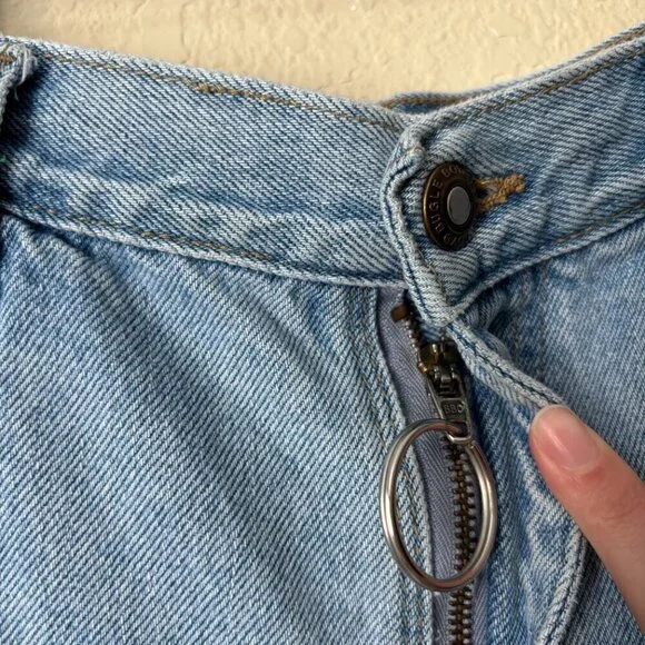 Vintage Bugle Boy For Her High Rise Denim Jean Shorts - Picture 5 of 8